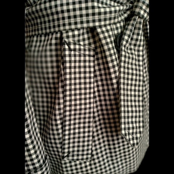Authentic Coach Gingham Short Trench - Picture 7 of 12